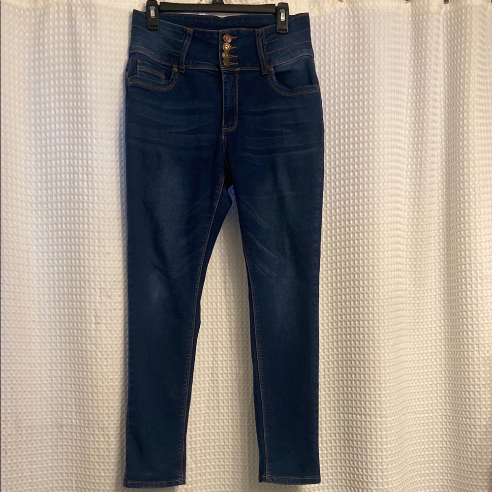 BAMBOO Blue High Rise Jeans Classic Style